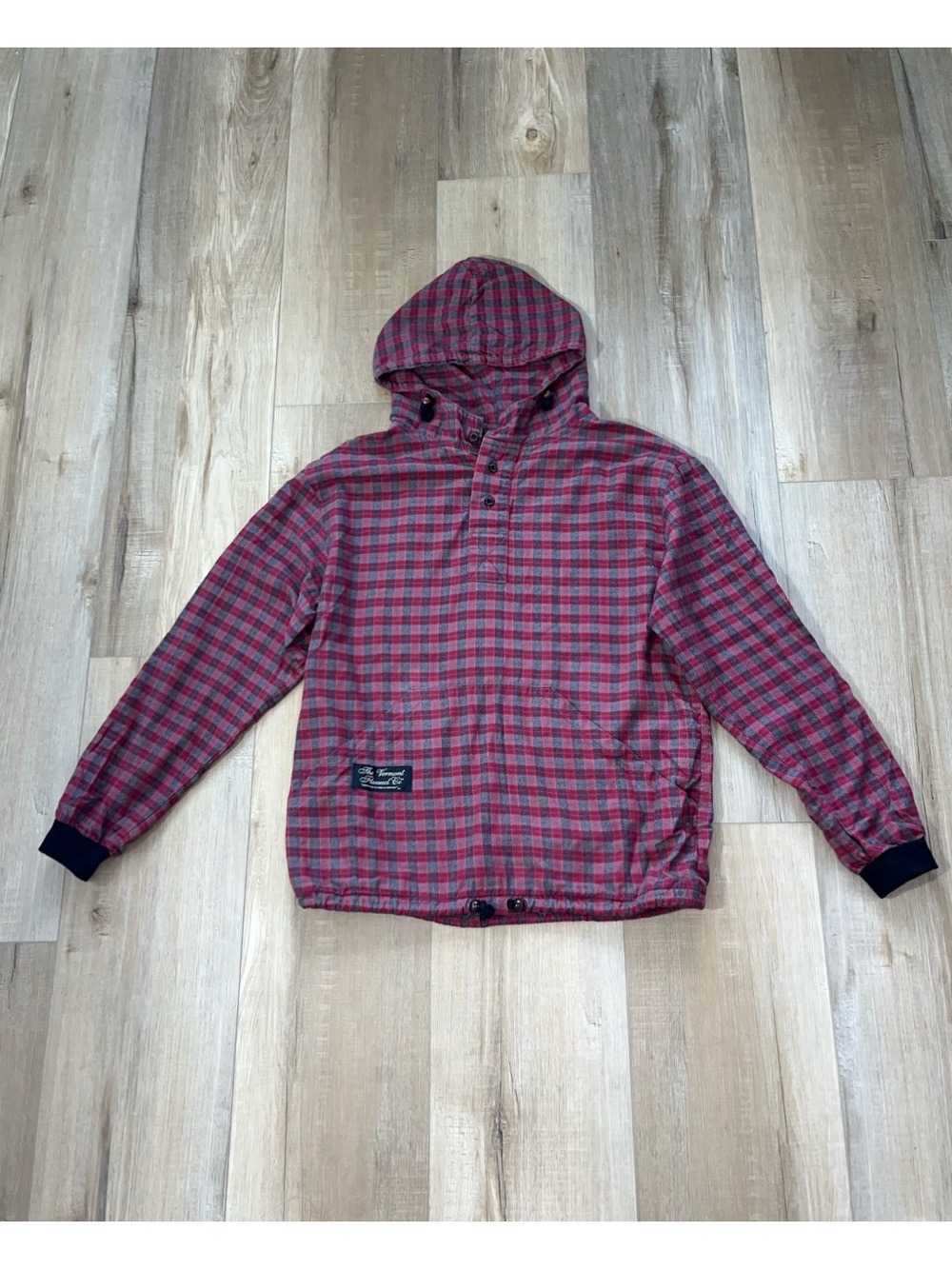 The Vermont Flannel Company Unisex 100% Organic Cotton Hoodie Size XS